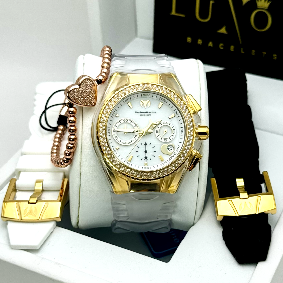 TECHNOMARINE CRUISE VALENTINE 40MM RETRO LIMITED EDITION (3 CORREAS)