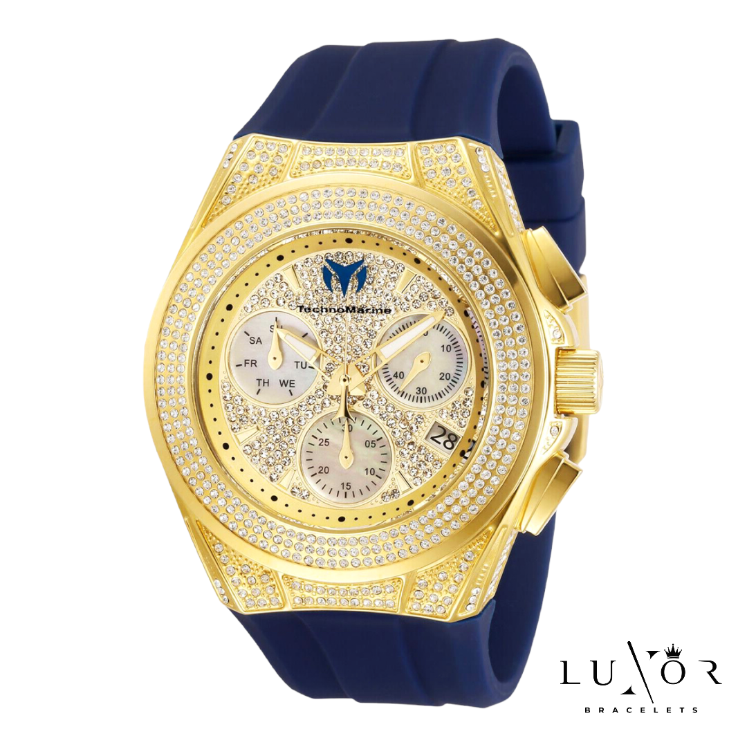 SUPER OFERTA TECHNOMARINE CRUISE PAVE GOLD FULL DIAMOND 46MM