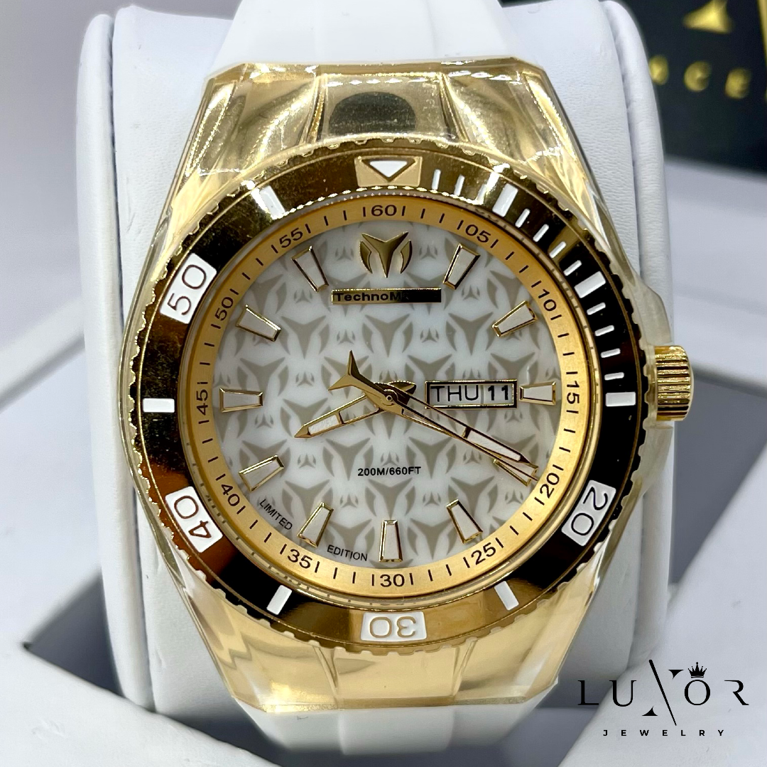 TECHNOMARINE MONOGRAM WHITE 45MM (2 CORREAS)