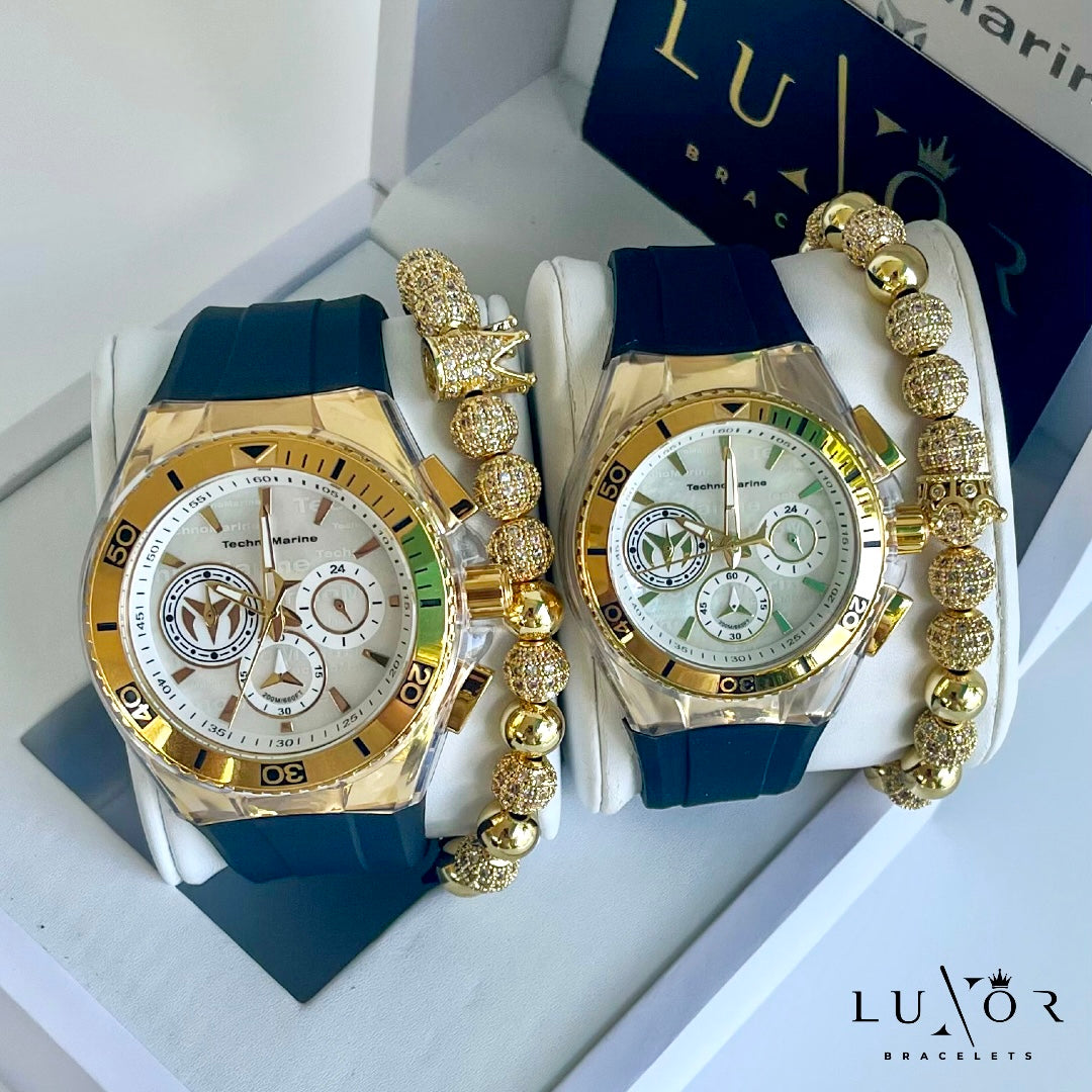 SET PAREJA DOS TECHNOMARINE CALIFORNIA 46MM &40MM