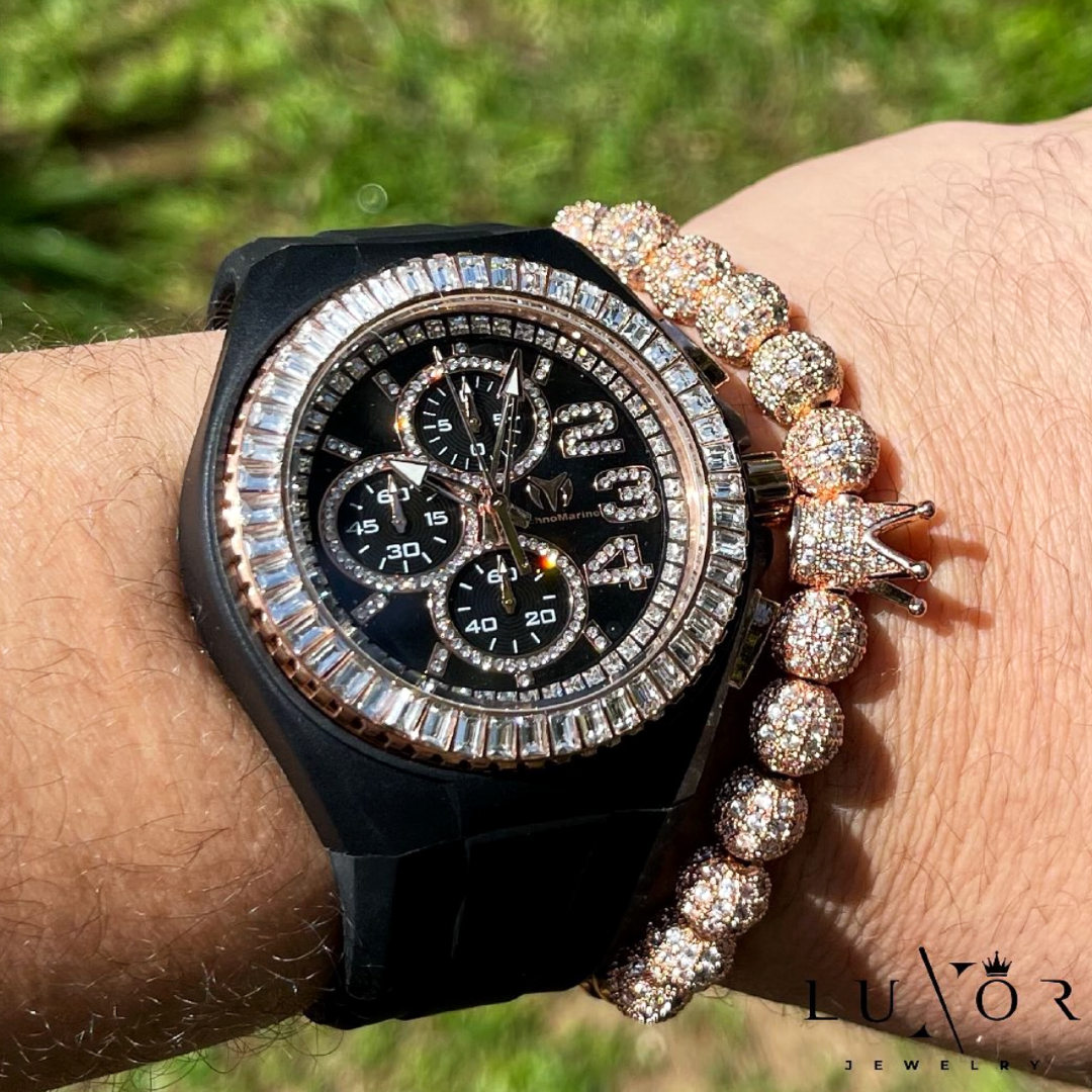 TECHNOMARINE CRUISE GLITZ 45MM ROSE GOLD LIMITED EDITION