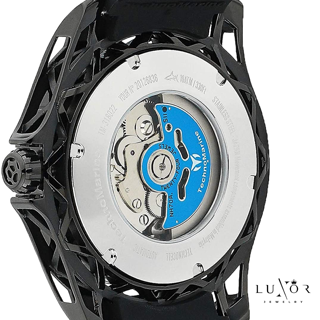 TECHNOMARINE TECHNOCELL BLACK 47MM LUXOR BRACELETS