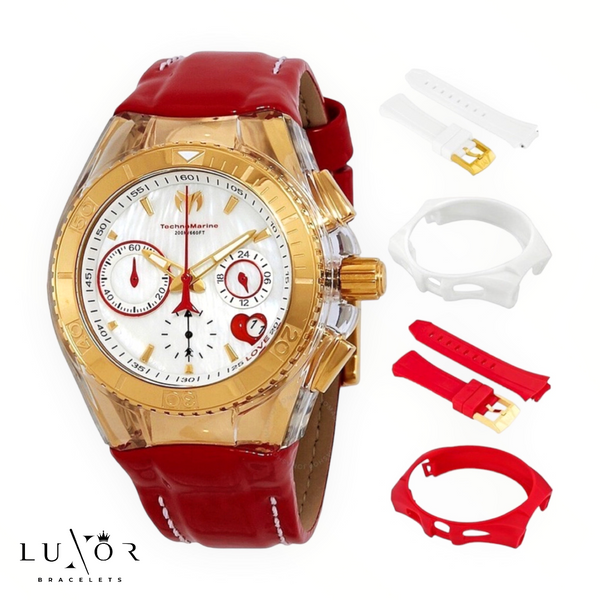 TECHNOMARINE CRUISE VALENTINE RED  40MM (3 CORREAS)