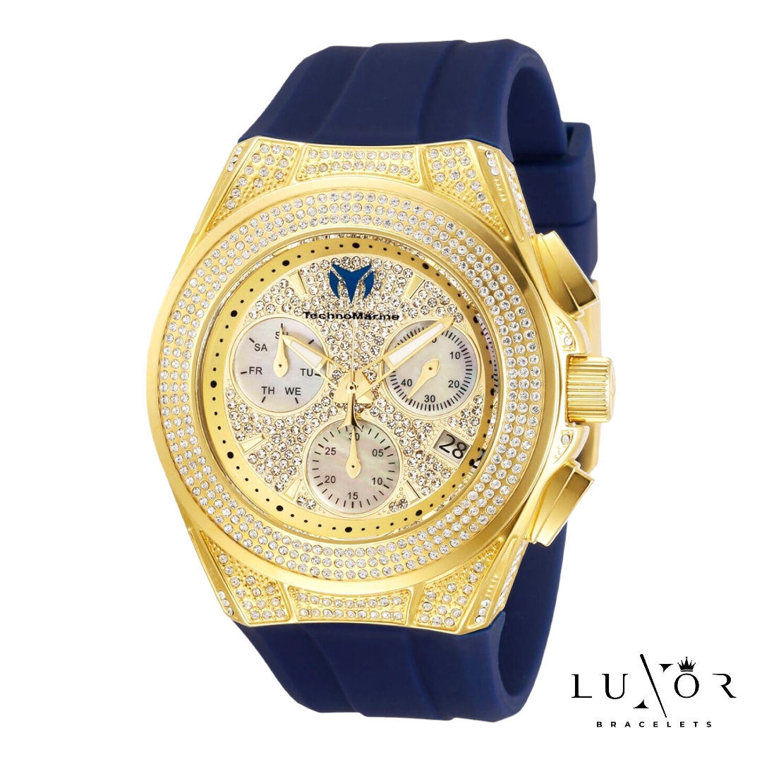 SUPER OFERTA TECHNOMARINE CRUISE PAVE GOLD FULL DIAMOND  46MM