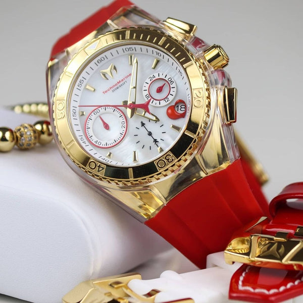 TECHNOMARINE CRUISE VALENTINE RED  40MM (3 CORREAS)