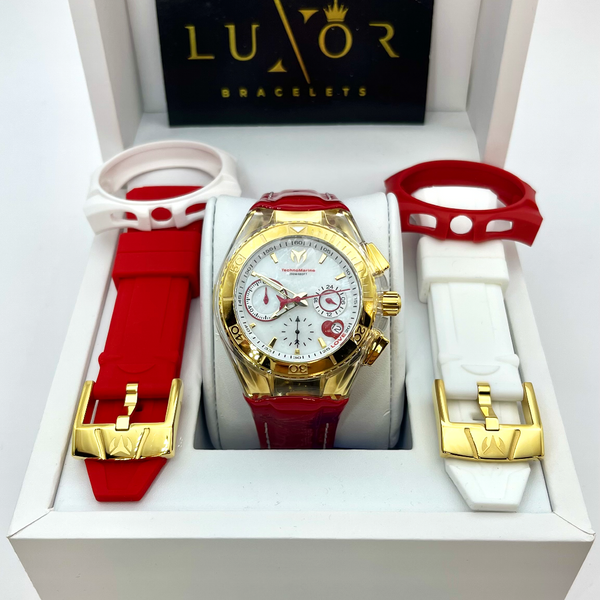 TECHNOMARINE CRUISE VALENTINE RED  40MM (3 CORREAS)