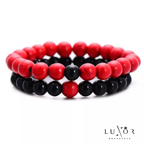 DISTANCE BRACELETS RED