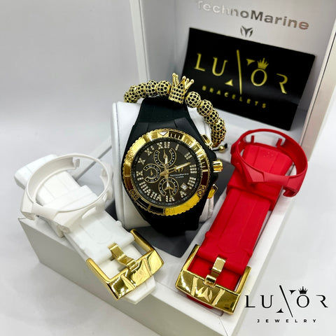 TECHNOMARINE STAR CRUISE COLLECTION GOLD ( 3 CORREAS)