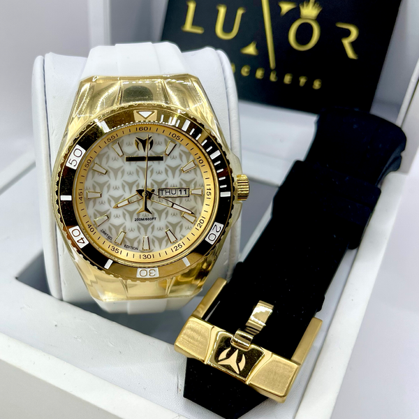 TECHNOMARINE MONOGRAM WHITE 45MM  (2 CORREAS)