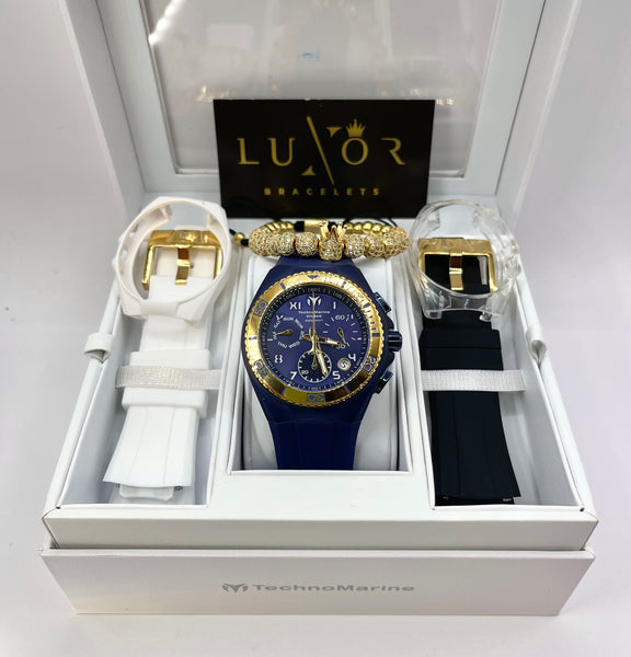 TECHNOMARINE CRUISE BLUE SWISS 46MM (3 CORREAS)