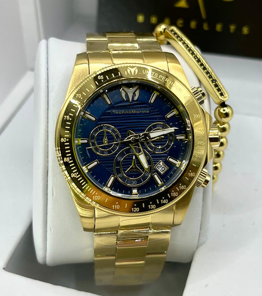 TECHNOMARINE MANTA RAY CHORNOGRAPH BLUE DIAL 42MM